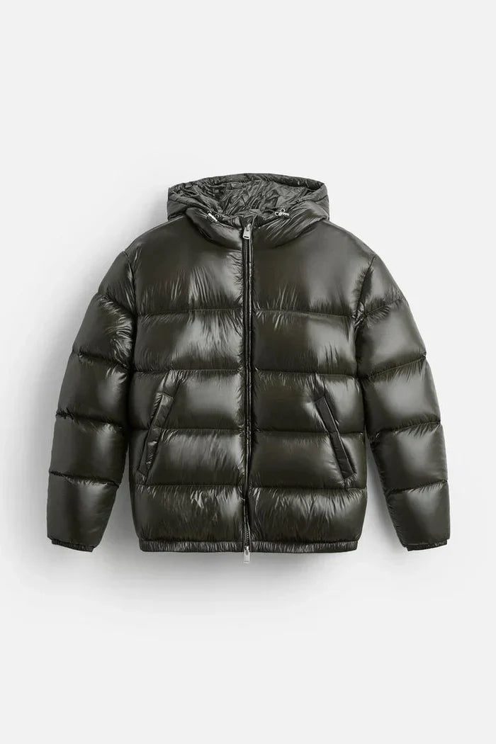 Obsidian Aether Puffer Jacke – Langarm