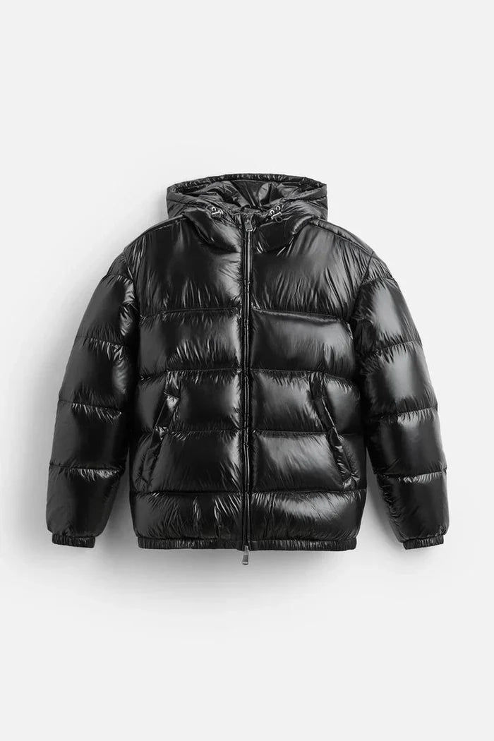 Obsidian Aether Puffer Jacke – Langarm