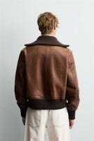 Obsidian Heritage Bomber Jacke – Vintage-Lederoptik