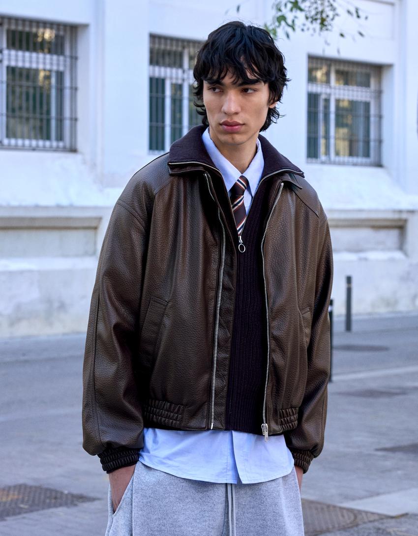 Obsidian Classic Lederjacke