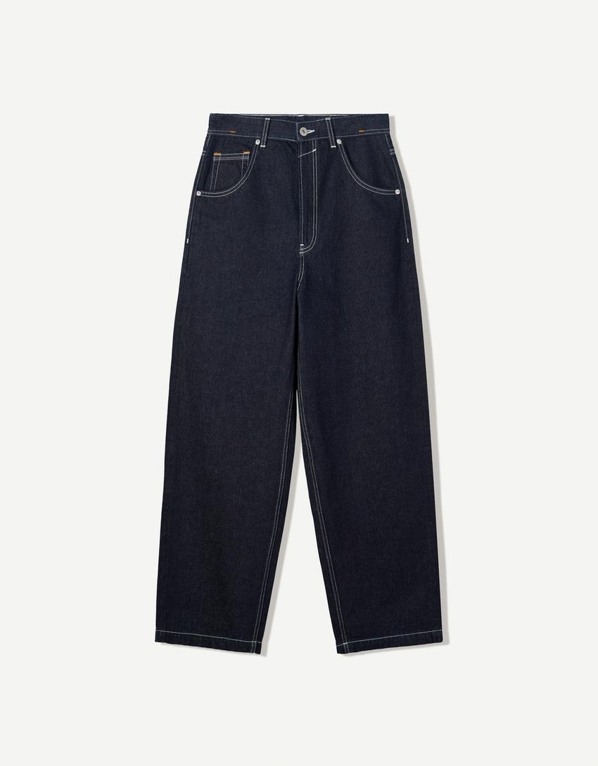 Obsidian Axis Denim – Weiter Gerader Schnitt