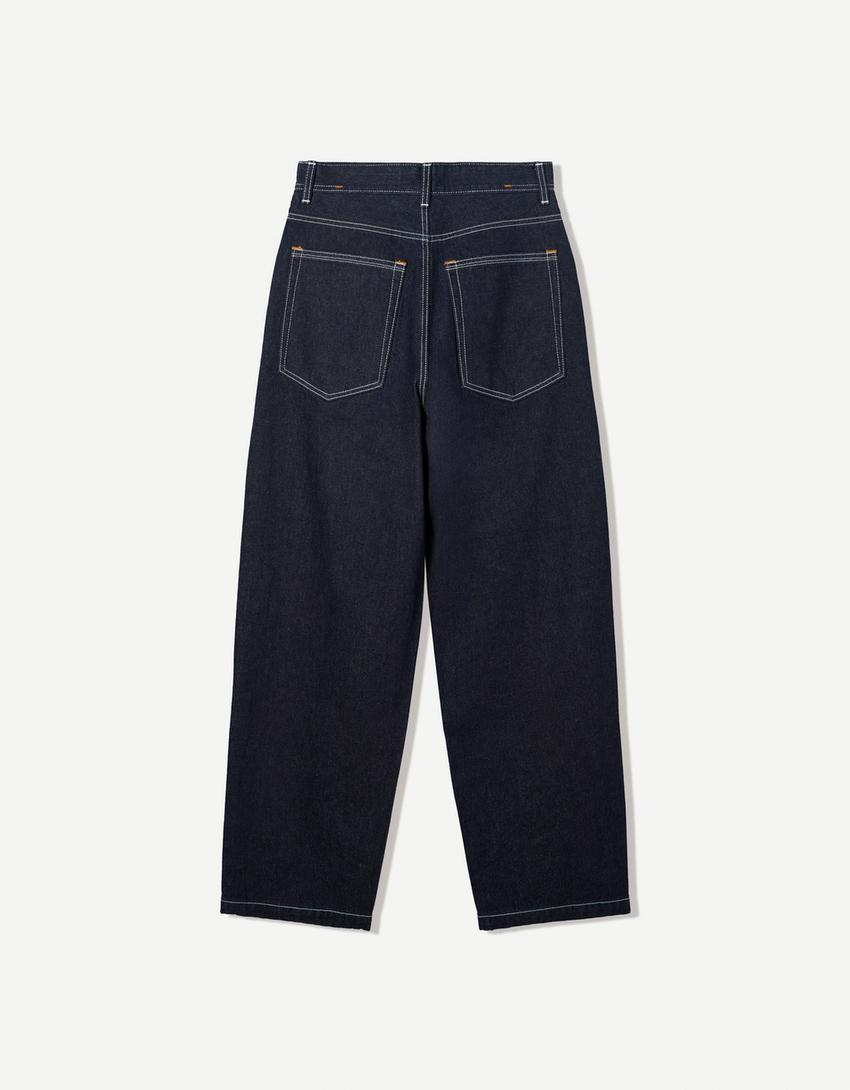 Obsidian Axis Denim – Weiter Gerader Schnitt