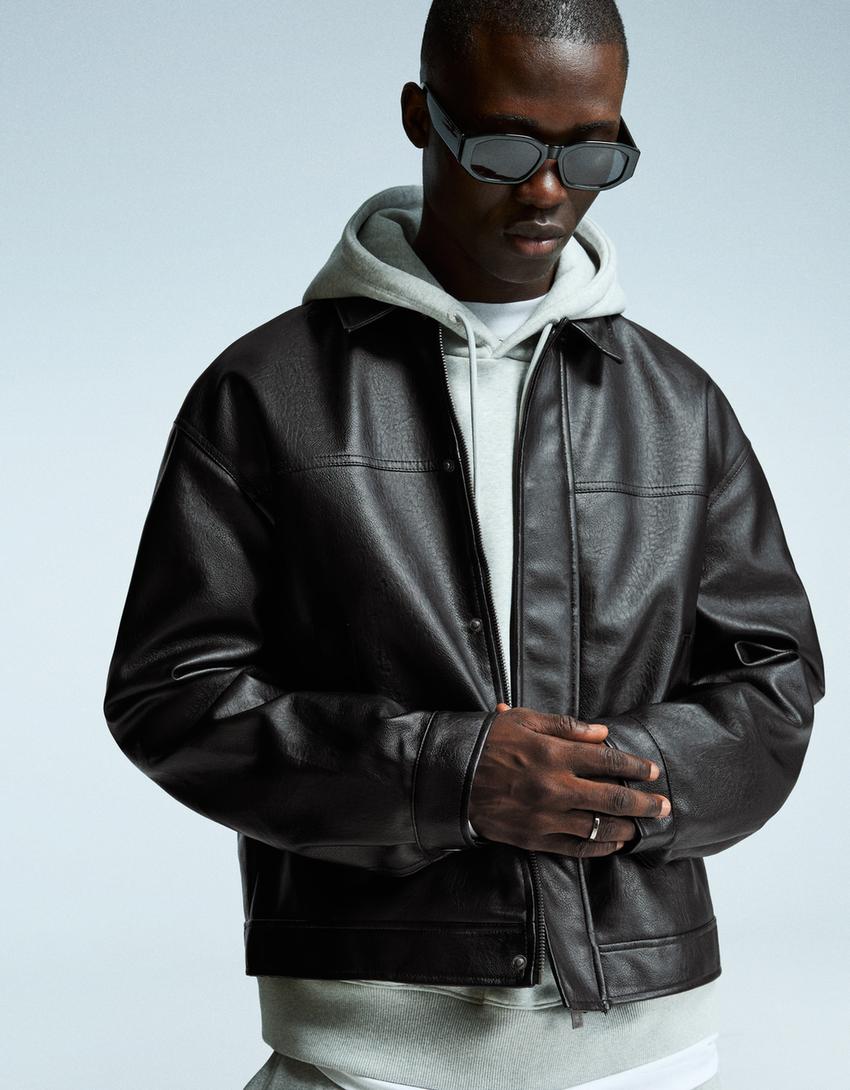 Obsidian Classic Lederjacke